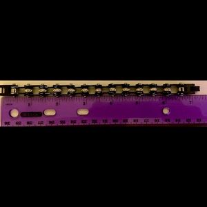 MOTORCYCLE CHAIN - LADIES BRACELET -  7.25”